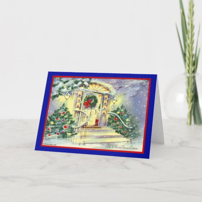 Carte de Noël Vintage (Devant)