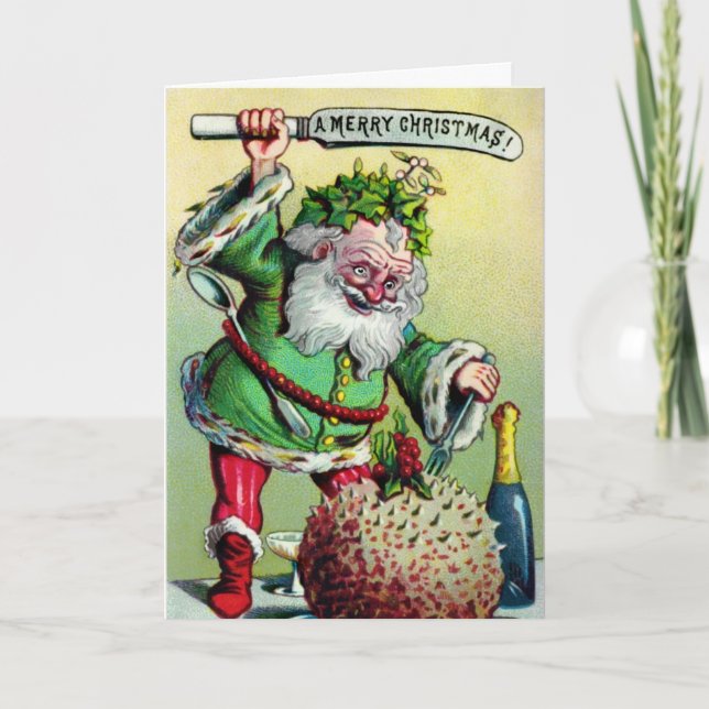 Carte de Noël Vintage (Devant)