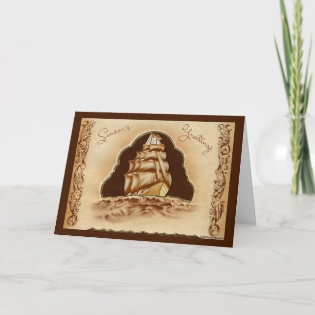 Carte de Noël Vintage (Devant)