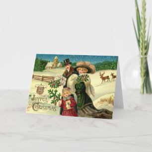 Carte de Noël Vintage