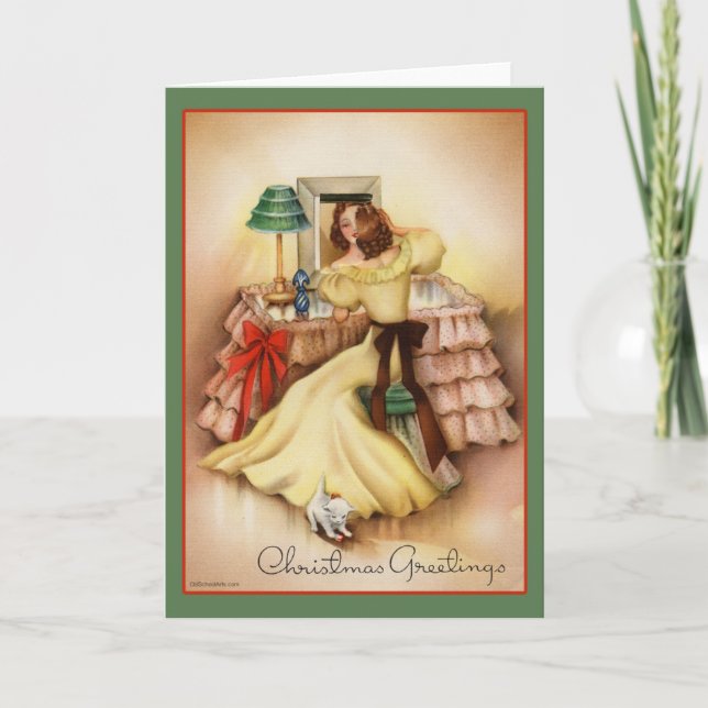 Carte de Noël Vintage (Devant)