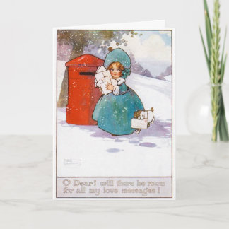 Carte de Noël Vintage, début du XXe siècle