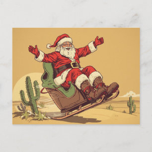 Carte de Noël vintage du Sud-Ouest