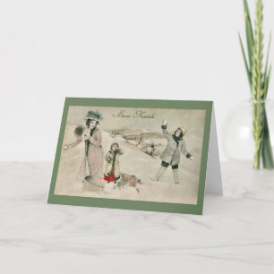 Carte de Noël vintage italienne Buon Natale