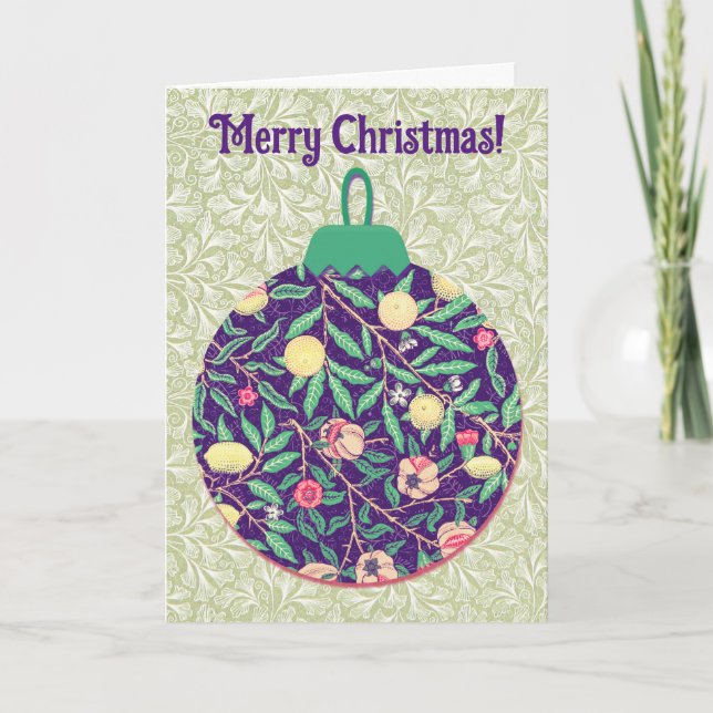 Carte de Noël vintage rétro (Devant)