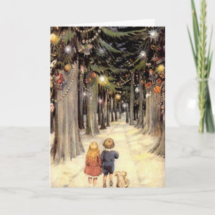 Carte de Noël Vintage - version générique