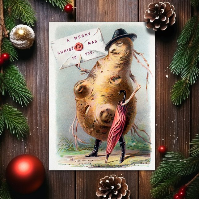 Carte de Noël vintage victorienne (Créateur téléchargé)