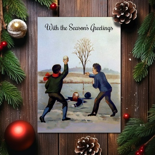 Carte de Noël vintage victorienne (Créateur téléchargé)