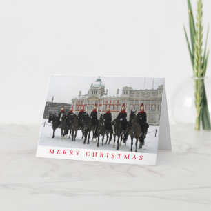 Carte de Noël vue ménage de Londres