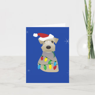 Carte de Noël Welsh Terrier