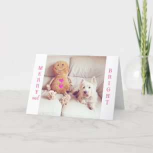 Carte de Noël Westie West Highland Terrier