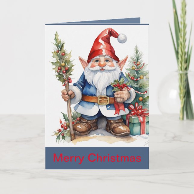 Carte de Noël Whimsical personnalisable (Devant)