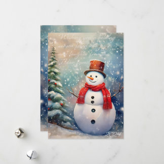 Carte de Noël Winter Wonderland