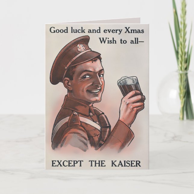 Carte de Noël WW1 Vintage (Devant)
