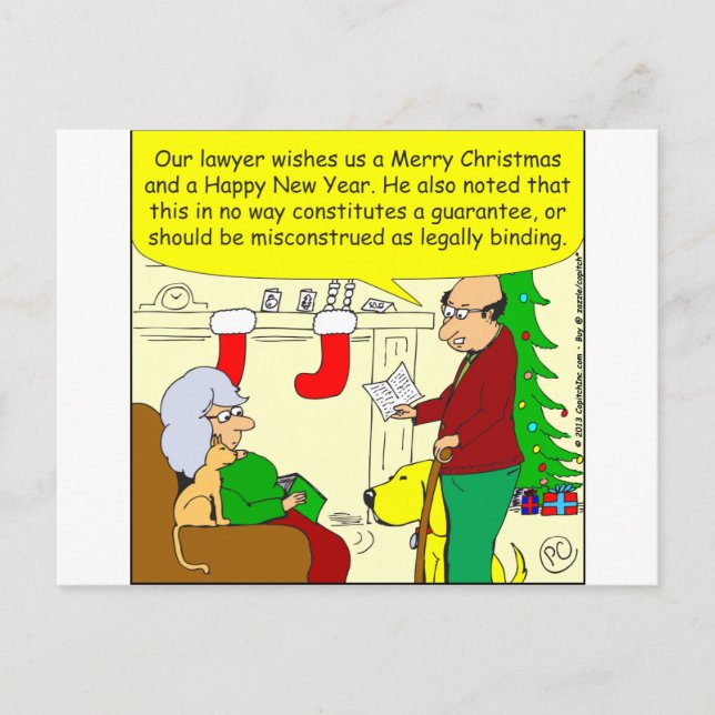 Carte de Noël x08 de notre avocat - dessin animé (Devant)