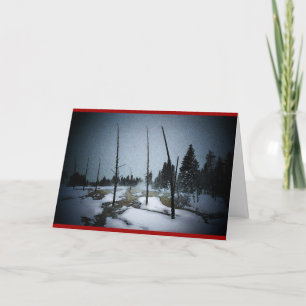 Carte de Noël (Yellowstone)
