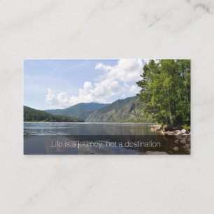 Carte de nom d'entreprise Inspiration Summer Lake