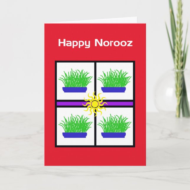Carte de Norouz joyeuse (Devant)