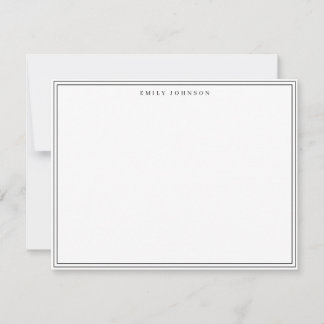 Carte de note à cadre classique