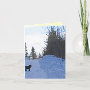 Carte de note adorable Little Dog