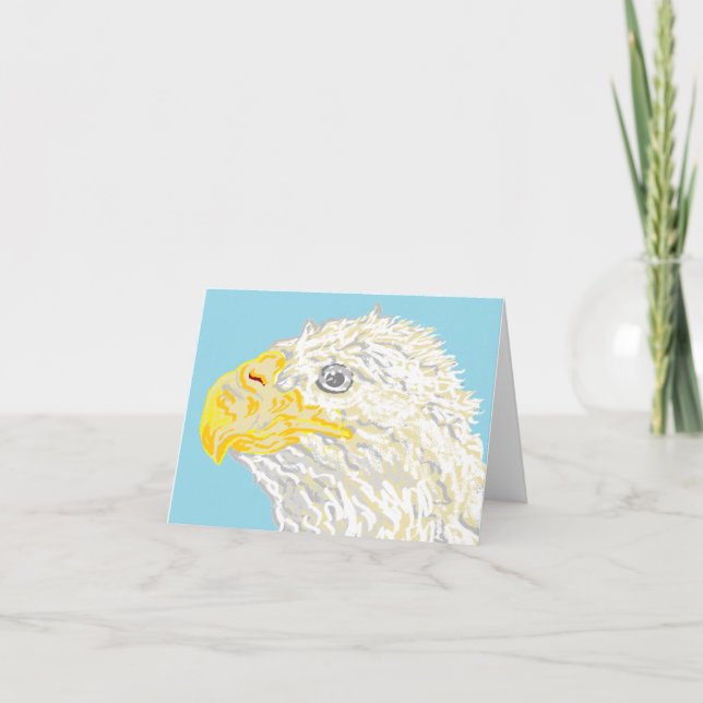 Carte de note / Aigle (Devant)