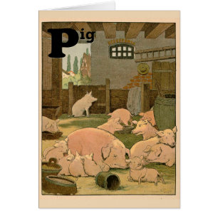 Carte de note alphabétique illustrée par des pince