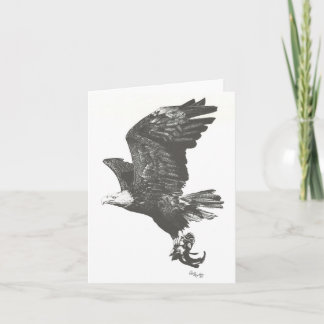 Carte de note américaine d'Eagle chauve