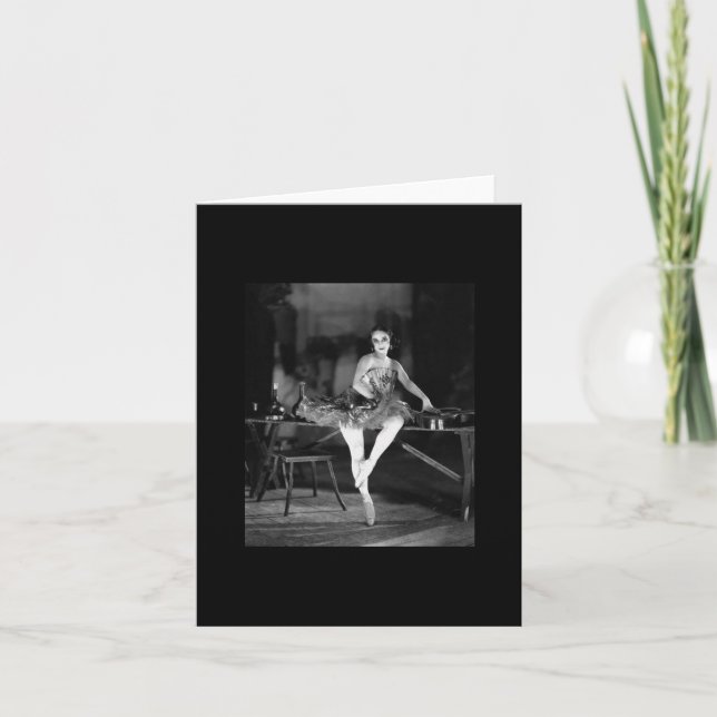 Carte de note Anna Pavlova (Devant)