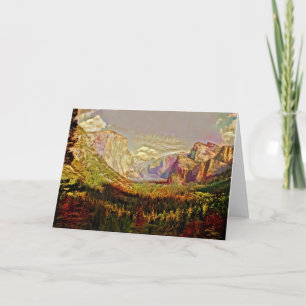 Carte de note Artsy Valley Yosemite