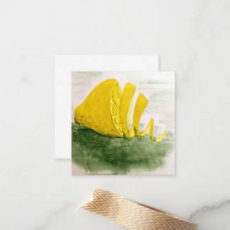 Carte de note au citron