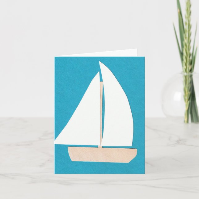 Carte de note bateau (Devant)