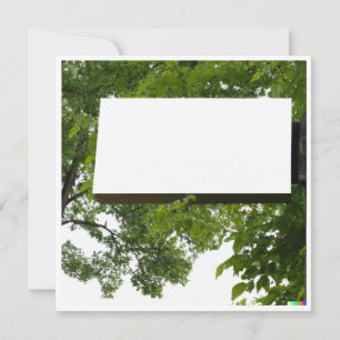 Carte de note blanche Arbre de vie personnalisable