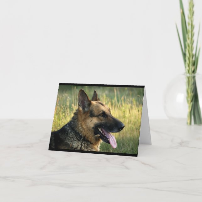 Carte de note blanche de Chien de Chien de Chien d (Devant)