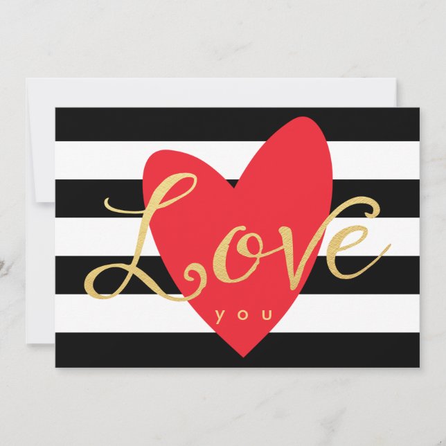 Carte de note blanche pour l'amour moderne (Devant)