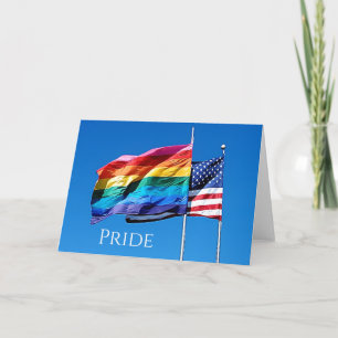 Carte de note blanche "Pride"