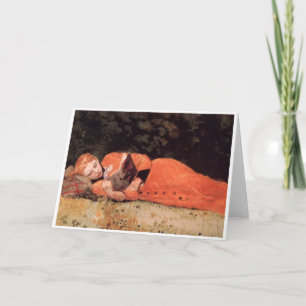 Carte de note blanche Winslow Homer Art All Occasi