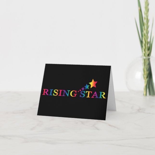 Carte de note BLANK Star Rising (Devant)