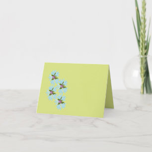 Carte de Note : Bleuets