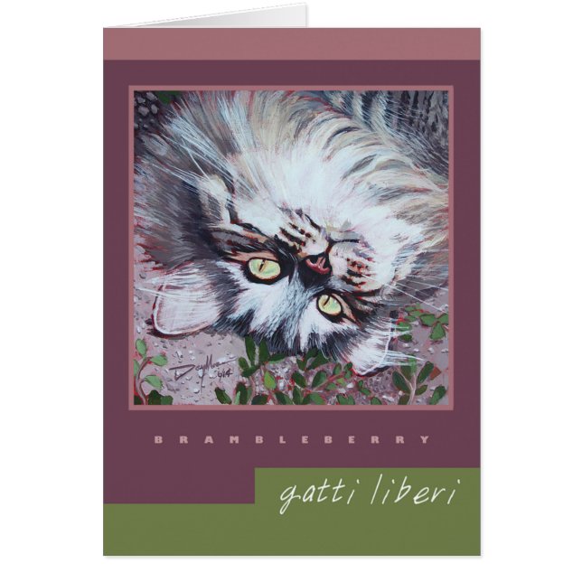 Carte de note "Brambleberry" - Collection Gatti Li (Devant)