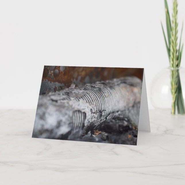 Carte de note "Burning" (Devant)