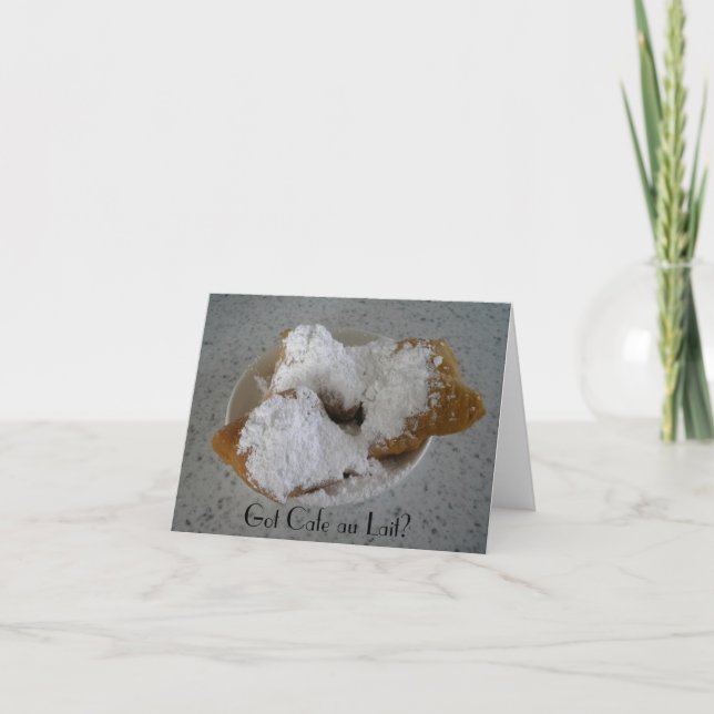 Carte de note Cafe au Lait (Devant)