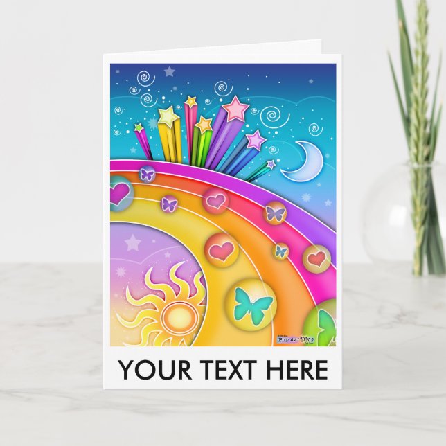 Carte de note, Carte de voeux - Retro Pop Art Sixt (Devant)