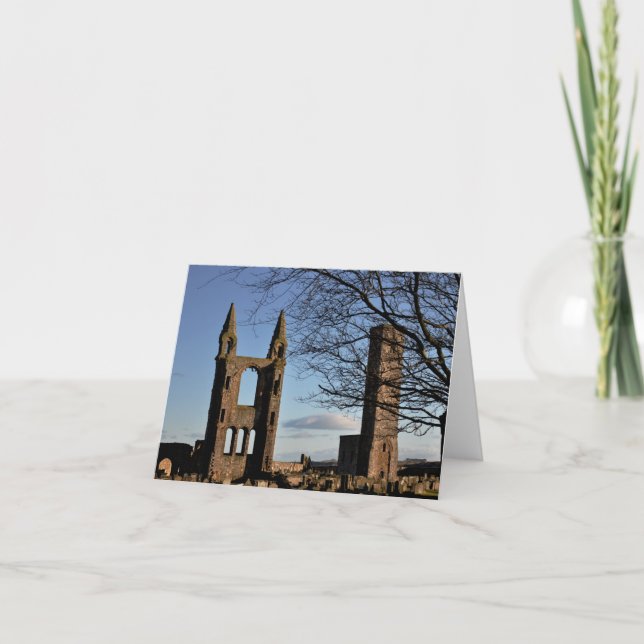 Carte de note : Cathédrale Ecosse de Saint Andrews (Devant)