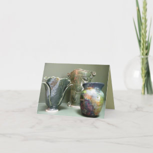 Carte de note Conception de poterie