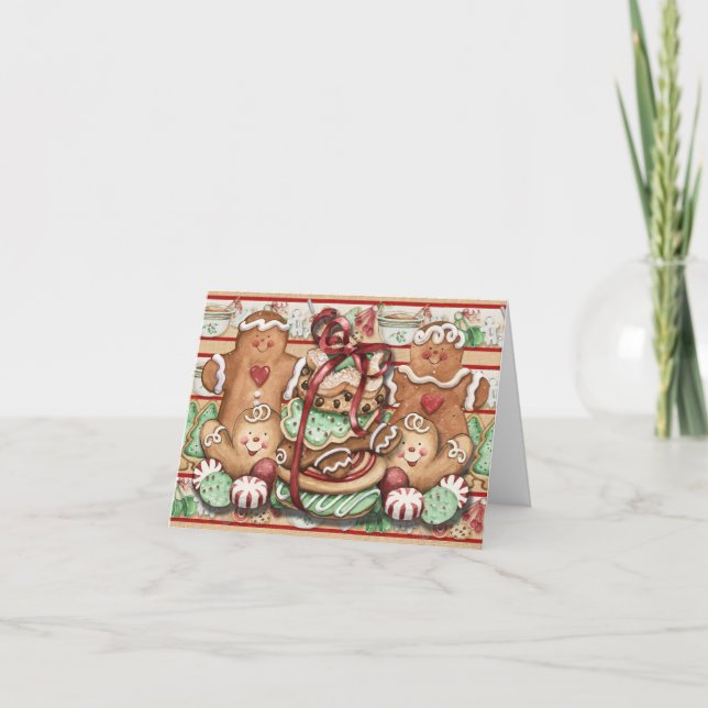 Carte de note Cookies de Noël (Devant)