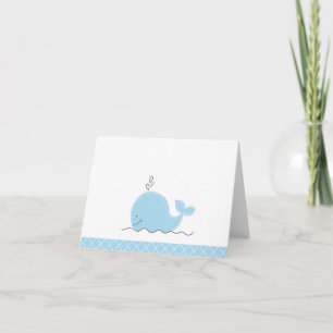 Carte de note Customisée Little Whale