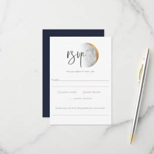 Carte de note d'allergie RSVP pour mariage sur lun