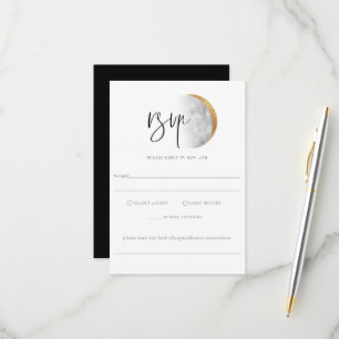 Carte de note d'allergie RSVP pour mariage sur lun