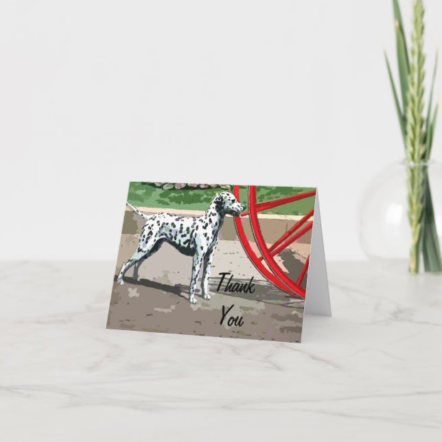Carte de note dalmatienne peinte par cru de Merci (Devant)