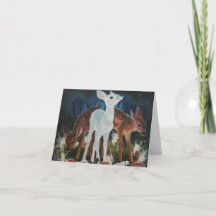 Carte de note d'anneau de Faery de faon